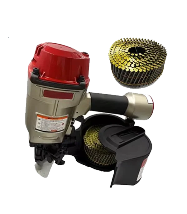 Cloueur pneumatique pour industries du bois (palettes) clous a tete plate de 25mm a 80mm